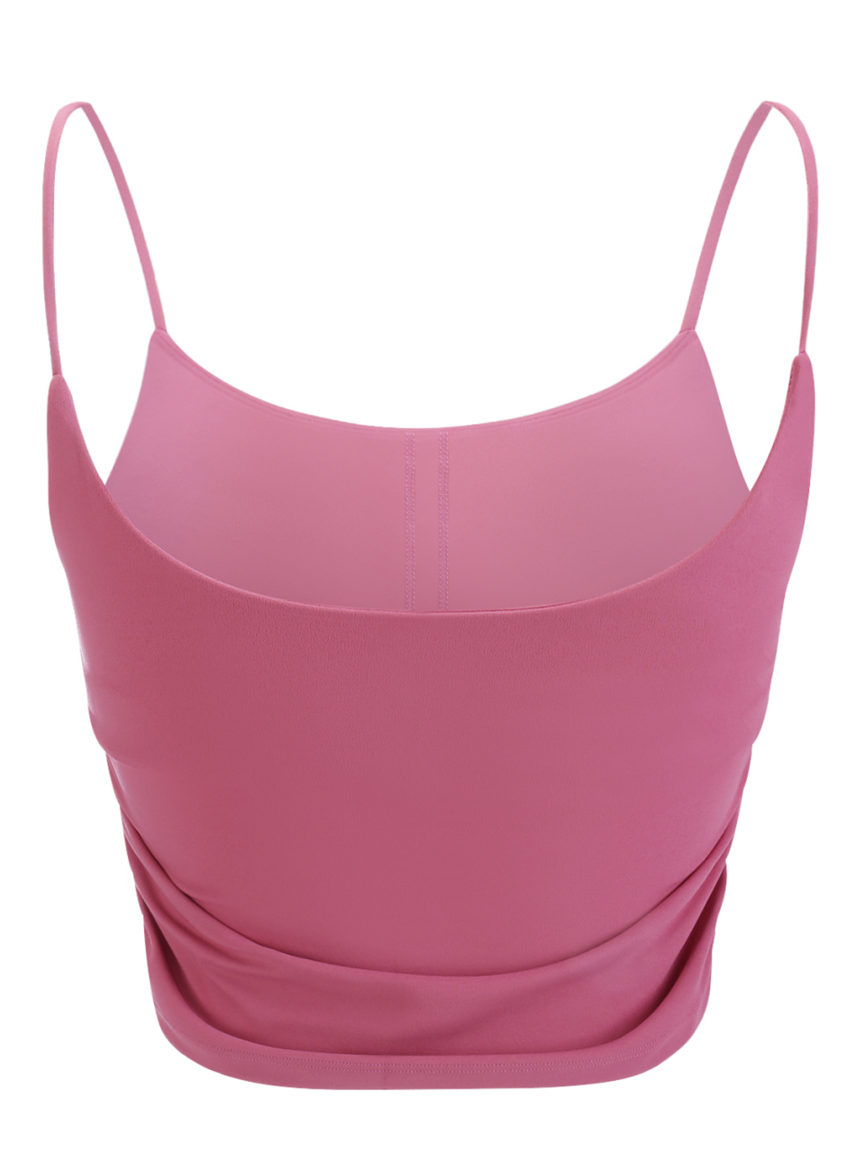 Side Pleated Yoga Vest With Coaster