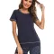 Top: Navy Blue, Pants: White with Star Pattern on Navy Blue Base