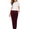 burgundy pants