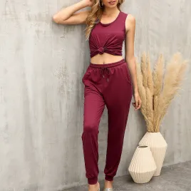 Sleeveless - wine red