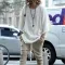 Raw white off white