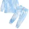 blue and white print