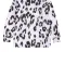 Leopard print on white