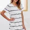 Black stripes on white