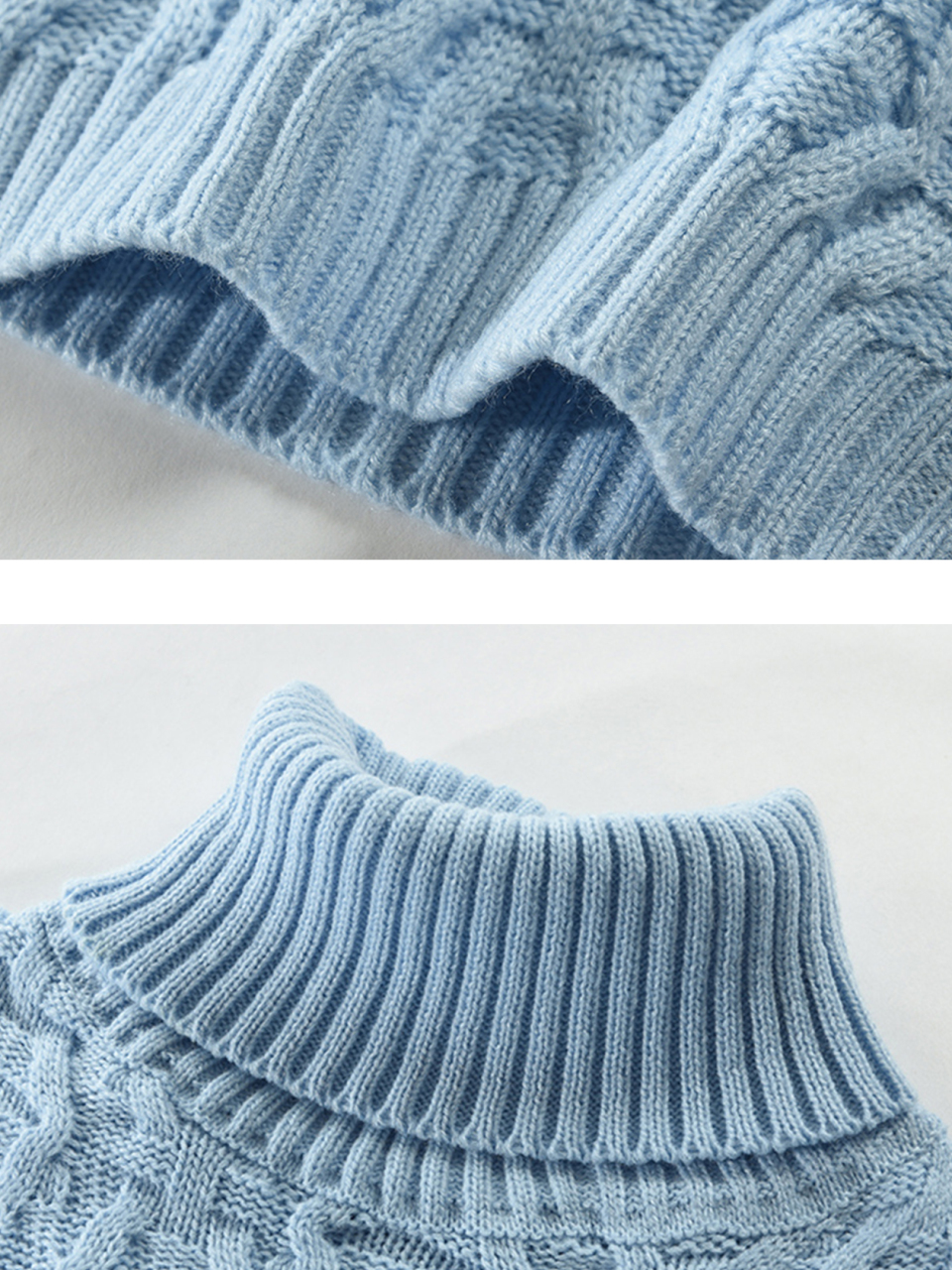 Men's Fashion Versatile Knit Turtleneck Sweater