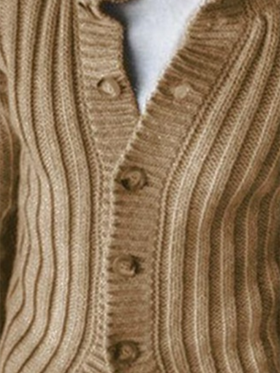 Casual Single Breasted Knit Sweater Lapel Long Sleeve Sweater Jacket Men