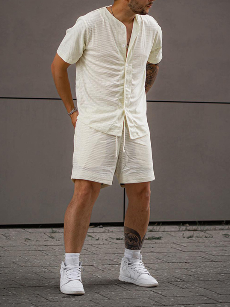 New casual sports suit loose short-sleeved T-shirt shorts