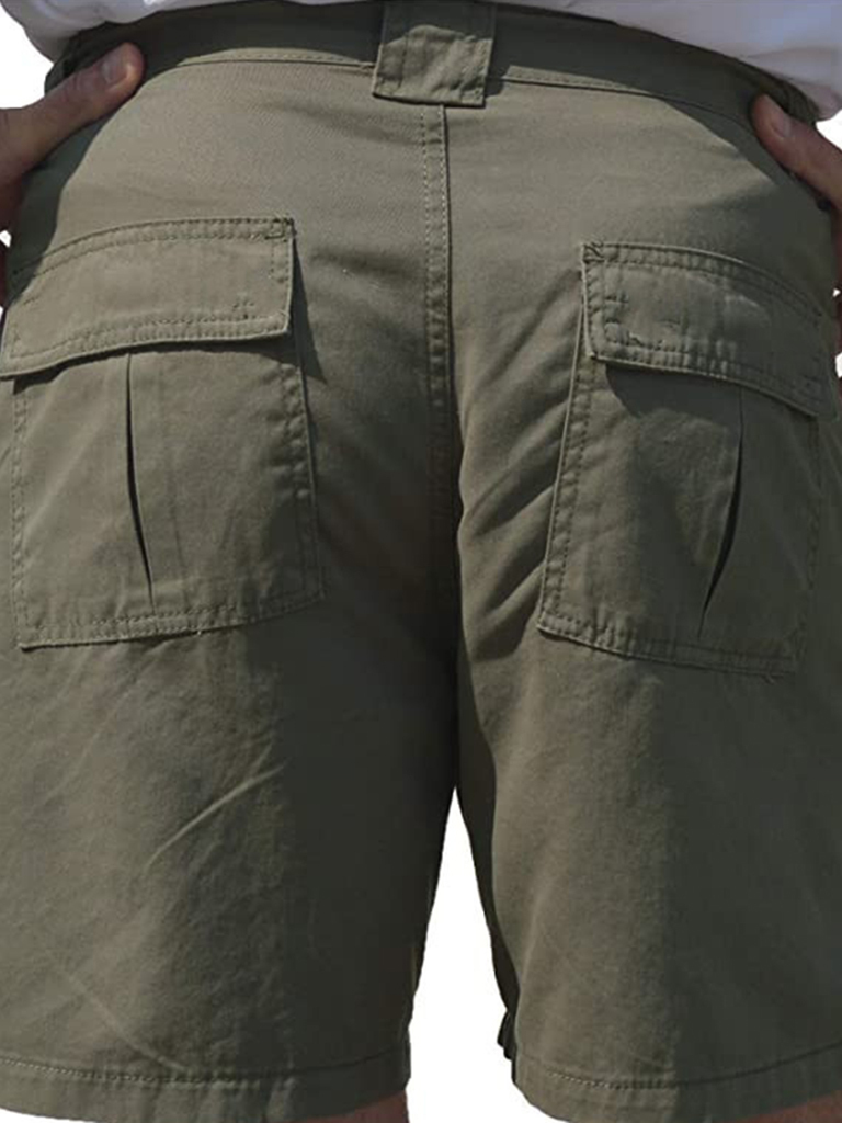 Summer Men's Casual Multi Pocket Cargo Shorts Loose Outdoor Shorts