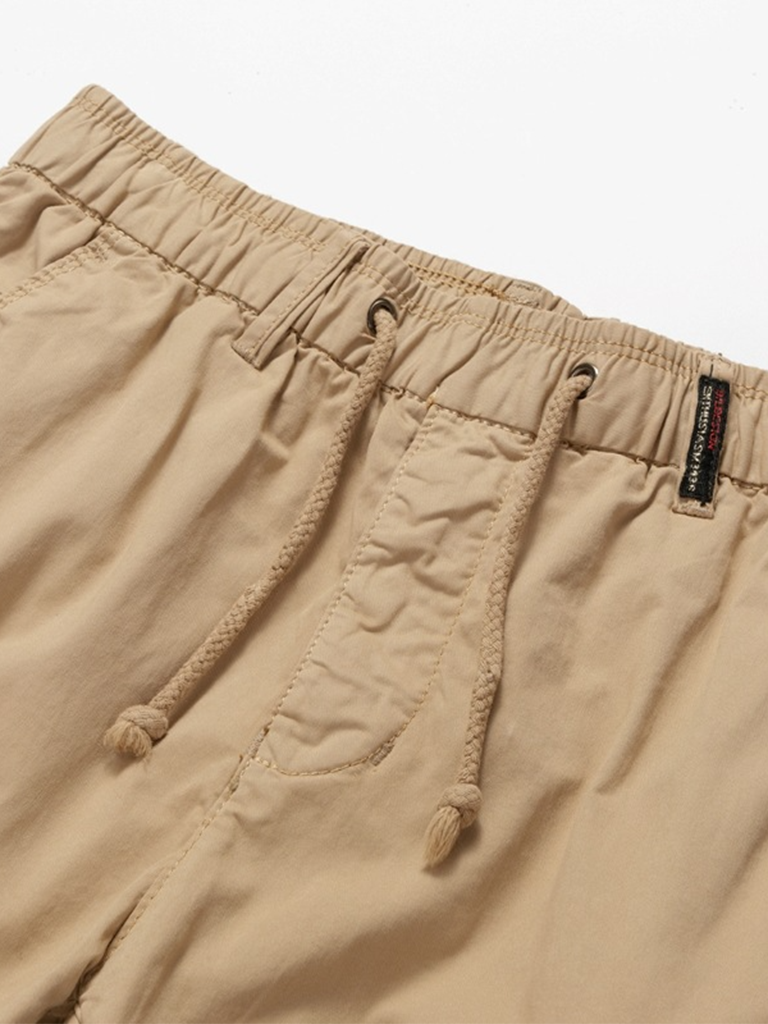 Men's Multi-Pocket Quarter Pants Retro Cargo Pants
