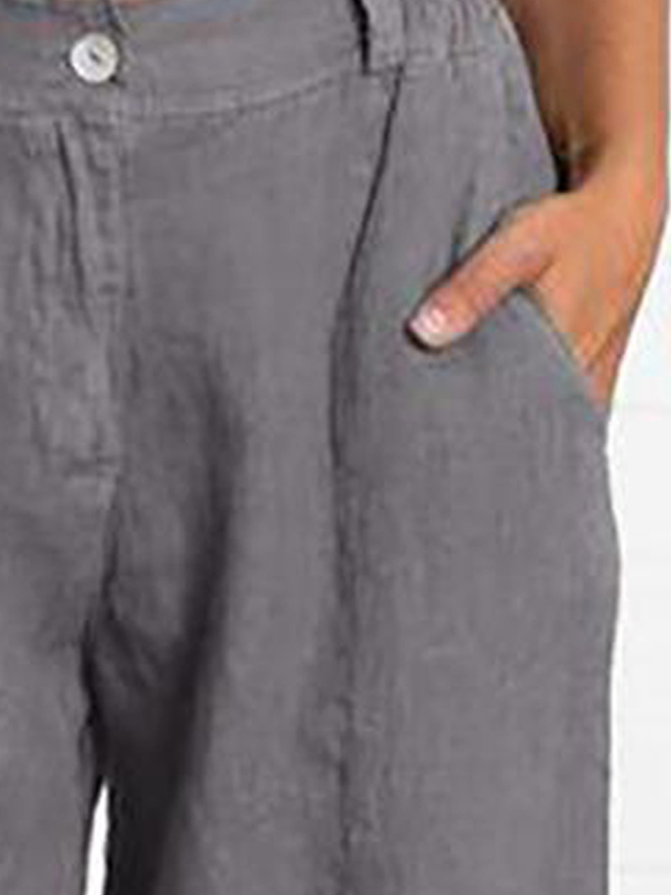 Ladies Casual Fashion Loose Ninth Pants
