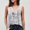 White Snake Print