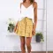 Yellow background floral