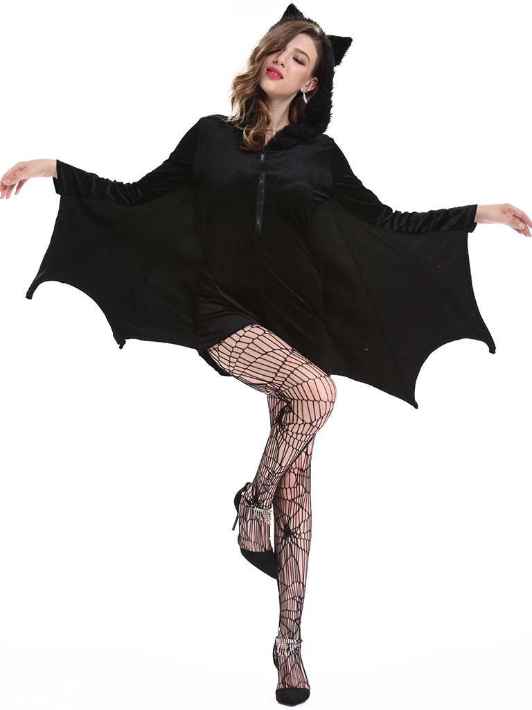 women's Plus Size Halloween Bat Costume