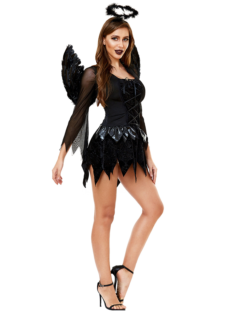 women's Halloween Sexy Dark Angel Costume