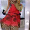 red leopard print