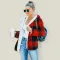 Red plaid