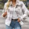 Apricot plaid