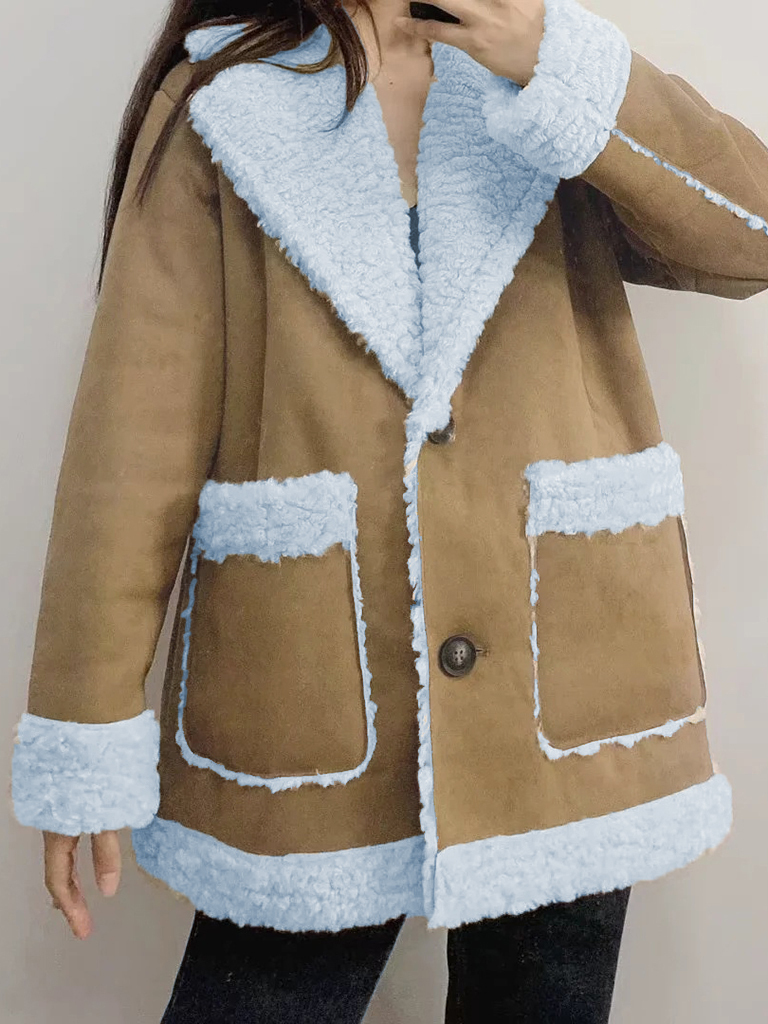 New style suede fur one double-sided fleece coat coat