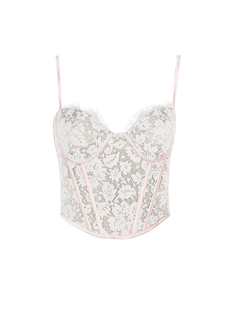 New Arrival Lace Babes Camisole Fishbone Top