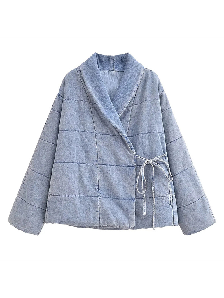 New women's fashionable simple versatile loose cotton denim jacket jacket