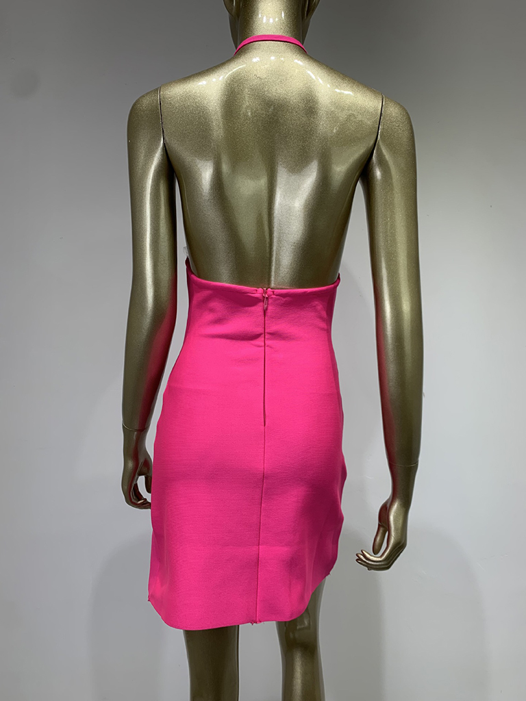 Sexy Halter Neck Backless Bodycon Party Dress
