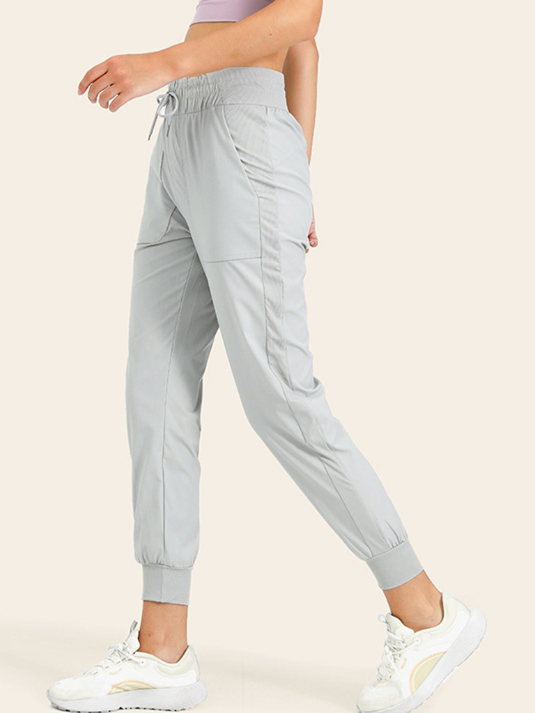 Women's quick-drying cool sweatpants drawstring casual pants