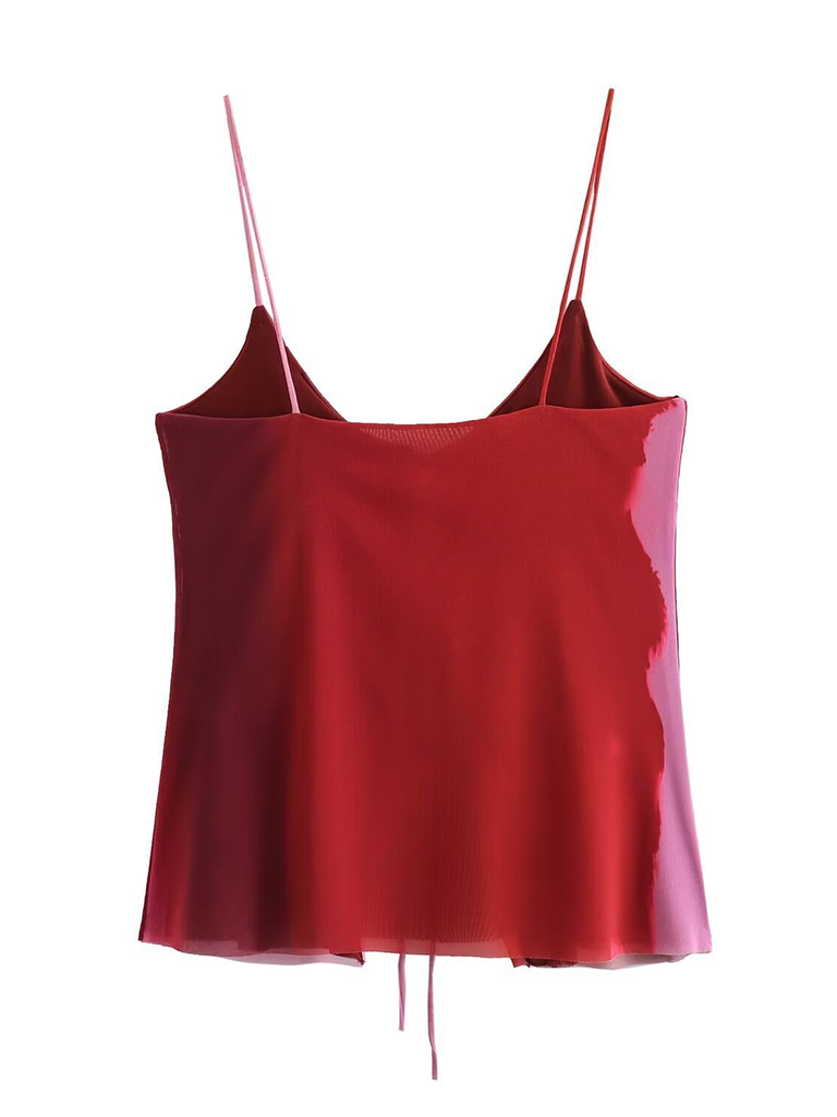 New Silk Screen Printed Camisole Top