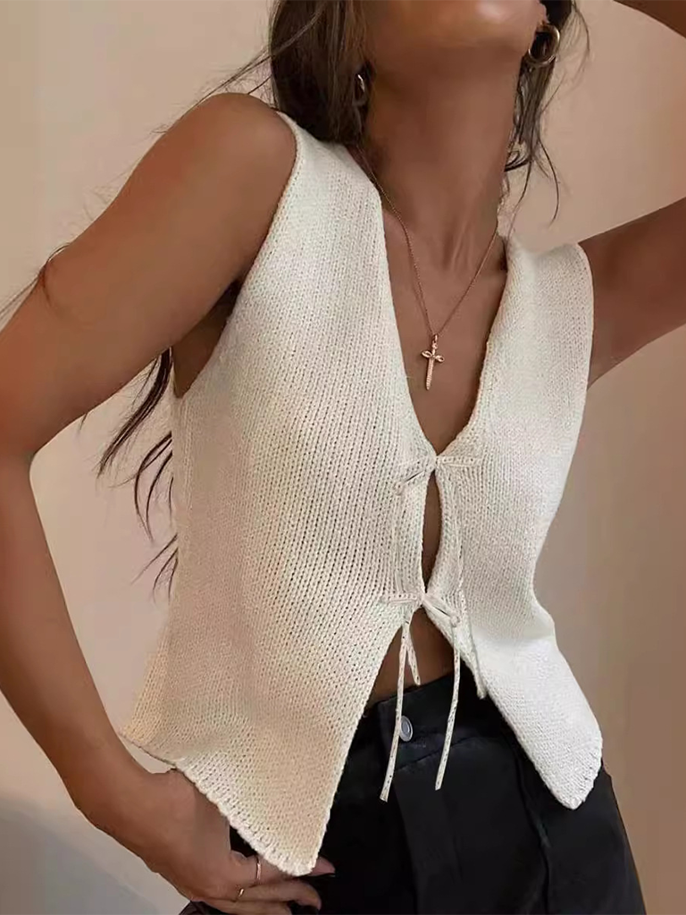 New sexy fashionable and comfortable rope woolen vest