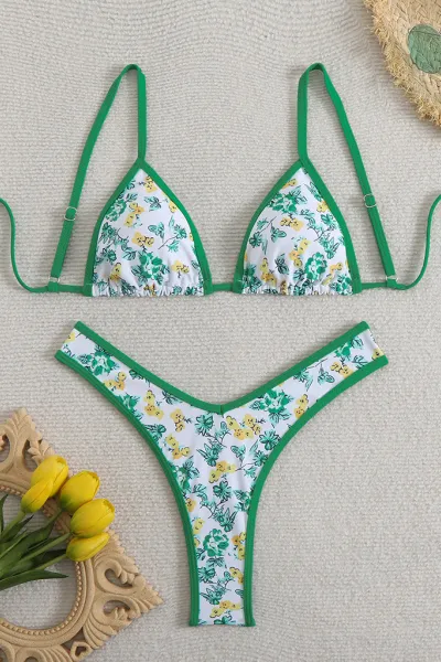 Floral print bikini