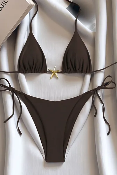 Sexy starfish strappy bikini