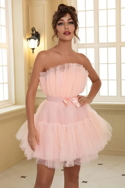 Tulle Bow Tulle Dress
