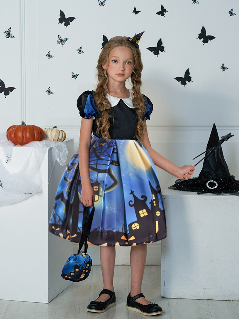 Halloween dressHalloween witch cosplay cosplay dress cartoon children's dress
