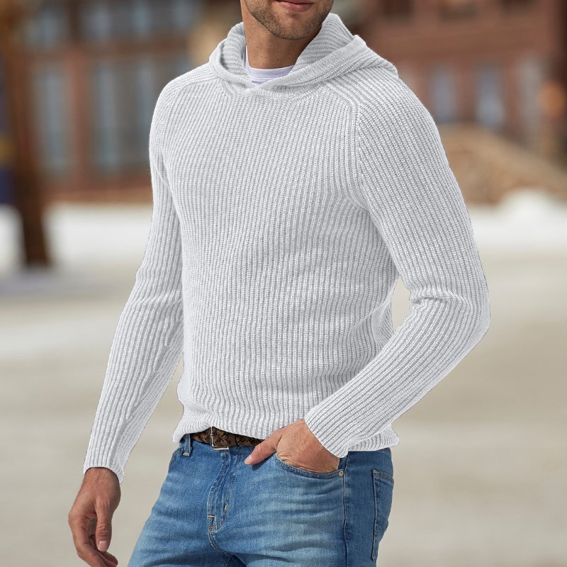 Men's cashmere hooded sweaters clearance