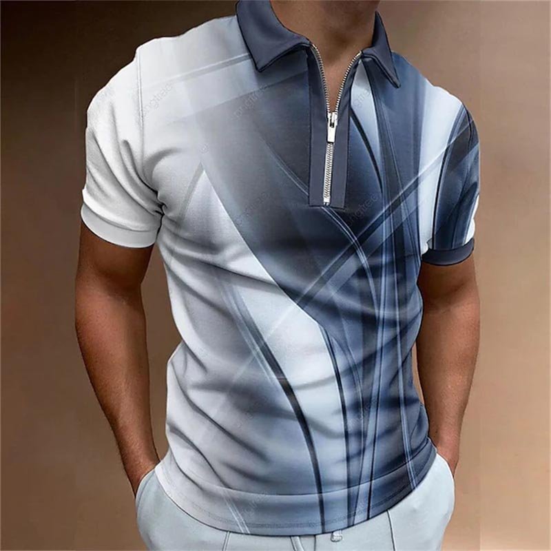 Wholesale Men's Casual Short Sleeve Lapel POLO Shirt
